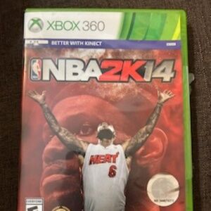 X BOX 360 NBA 2K 14 - VIDEO GAME - USED